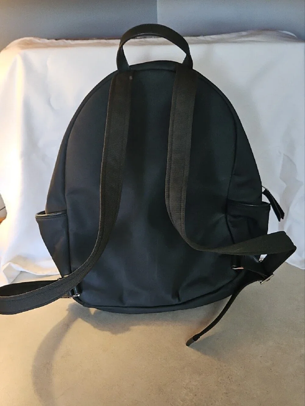 kate spade Dark Green nylon backpack with gold hardware